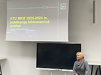 Seminaras apie MIDF 2020-2024 m. publikacijų bibliometrinės analizės rezultatus