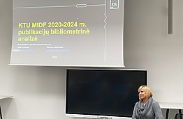 Susitikimas su KTU Mokslinės informacijos skyriaus atstovais