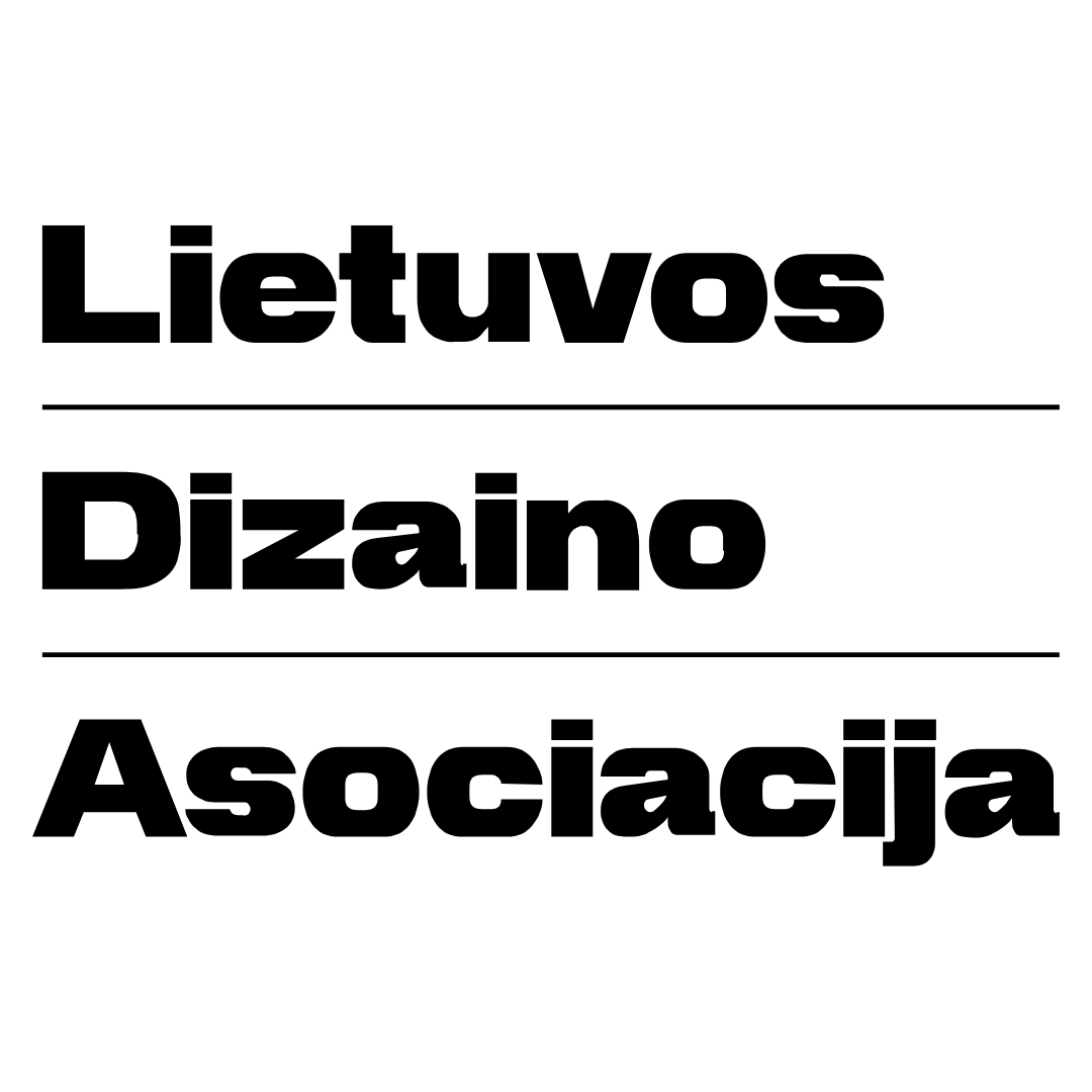 Lietuvos dizaino asociacijos logotipas. Tinklapio nuoroda.