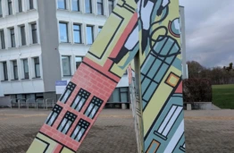 KTU studentų miestelyje – skulptūra tarptautinėms dizaino partnerystėms